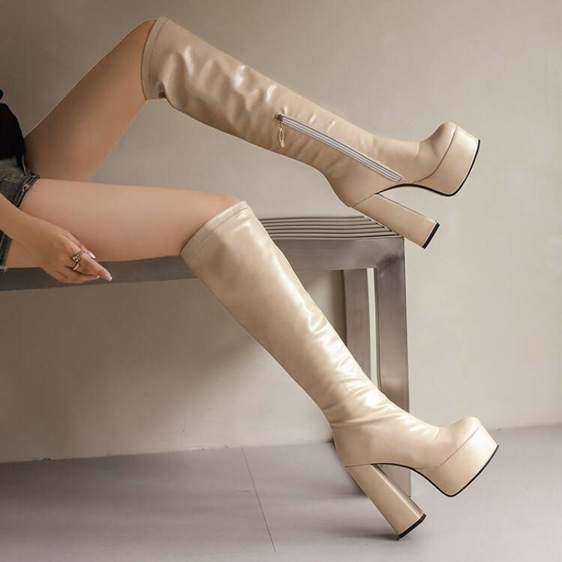 Zip Up Boots Short - Sepatu Bot Panjang Wanita Tahan Air