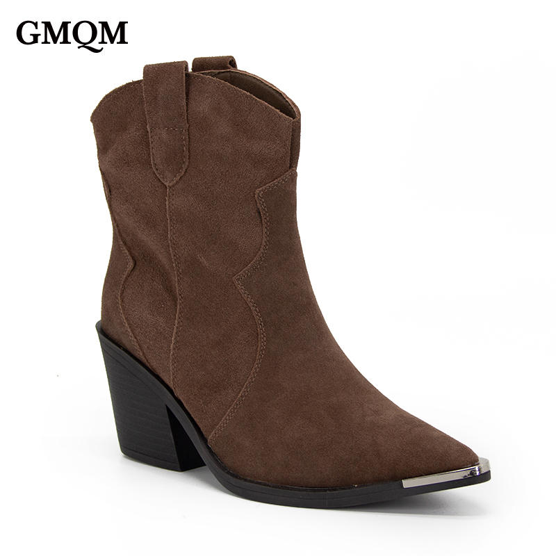 Women'S Shoes Wide Width - Sepatu Bot Wanita GMQM 2025 Model