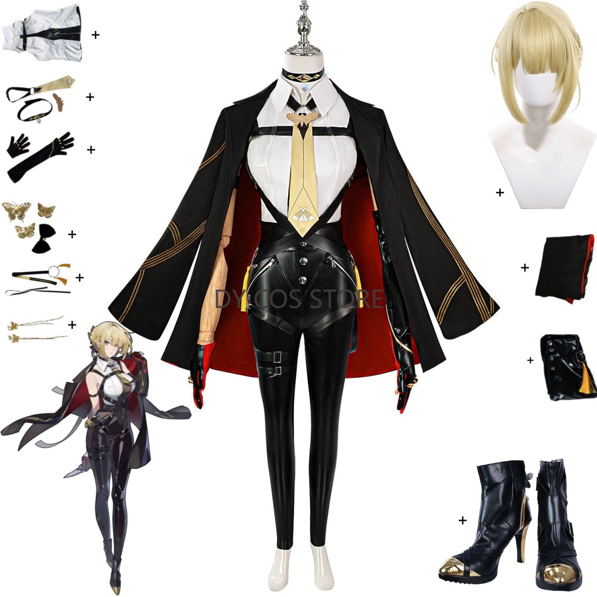 Women'S Shoes Zone - Kostum Cosplay Game Zenless Zone Zero