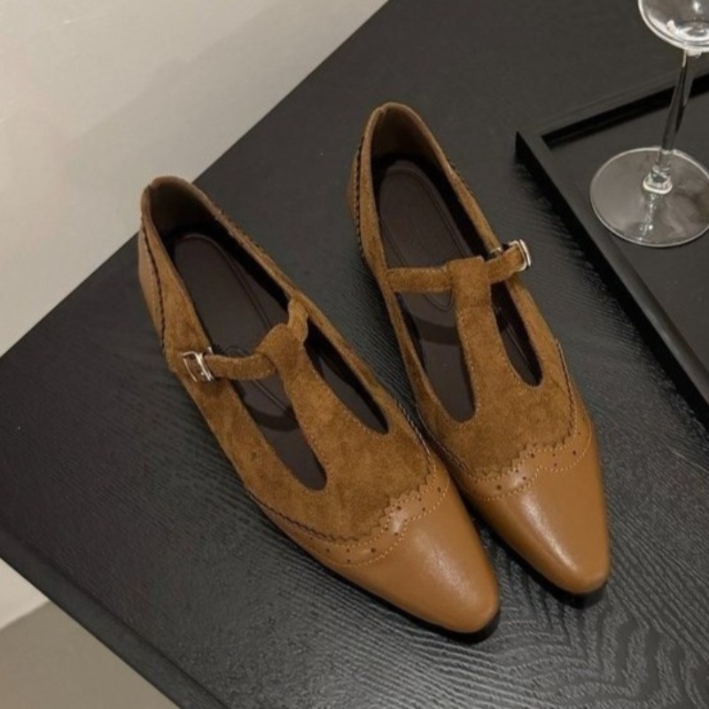 Women'S Shoes Non Slip - Sepatu Hak Rendah Model Tali Satu,