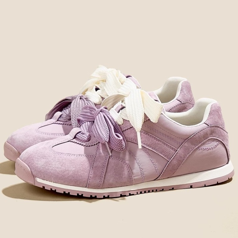 Women'S Shoes Trendy - Sepatu Wanita Kasual Kulit Asli Ungu
