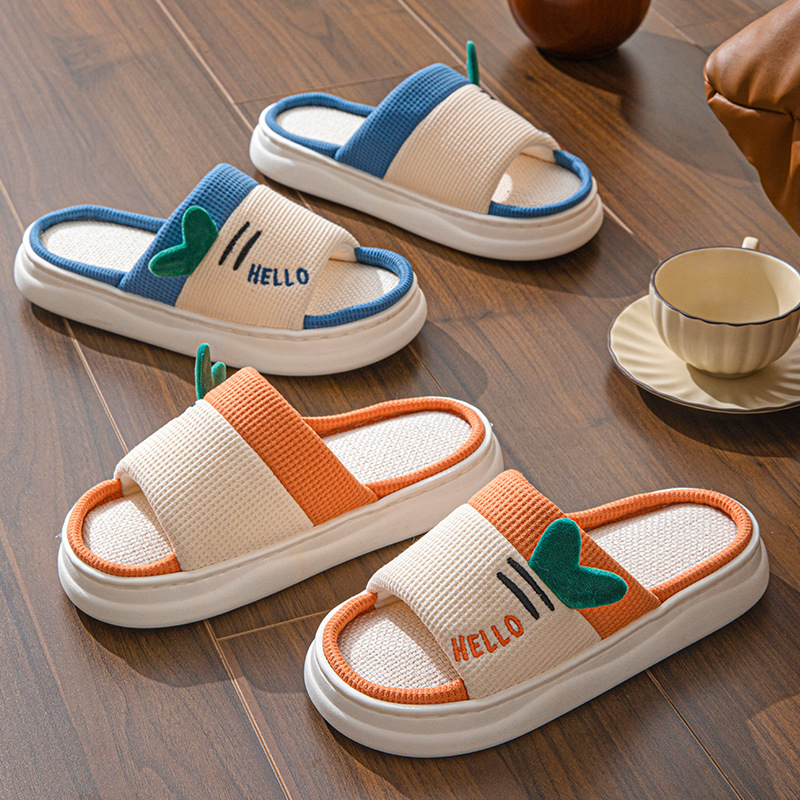 Women'S Shoes Non Slip - Sandal Linen Gaya Baru untuk Wanita,