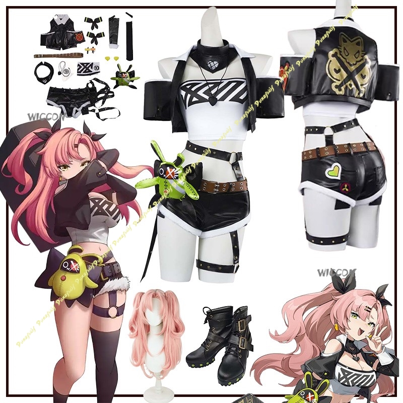 Women'S Shoes Zone - Kostum Cosplay Game Zenless Zone Zero