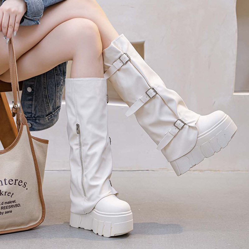 Sepatu Boots Wanita Tinggi Sel - Zip Up Boots Short ulasan dan harga