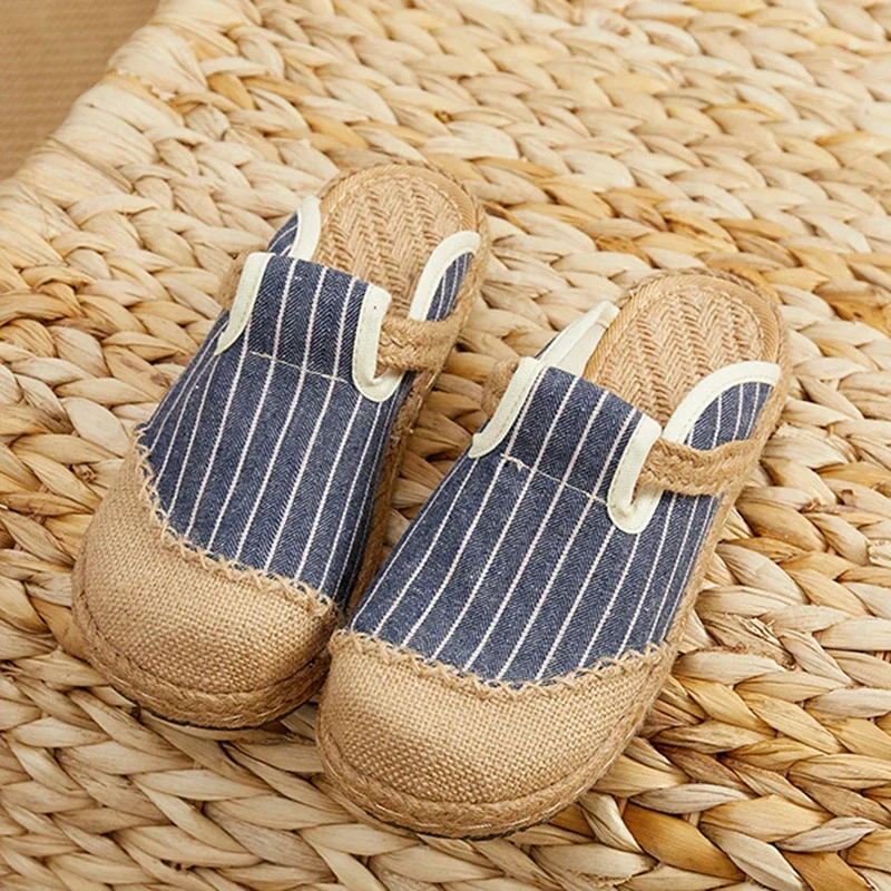 2025 Sandal Datar Mules Bordir - Women'S Shoes Vegan ulasan dan harga
