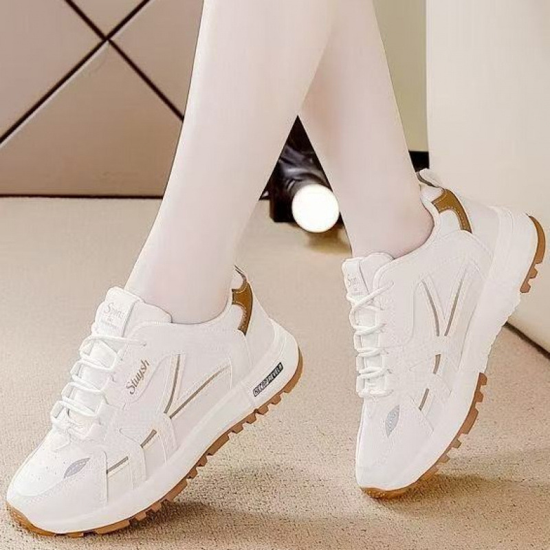 Sepatu Olahraga Kasual Putih M - Women'S Shoes Trendy ulasan dan harga