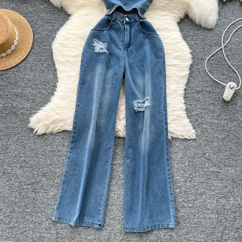 Jumpsuit Denim Wanita Satu Pot - Women'S Shoes Wide Width ulasan dan harga