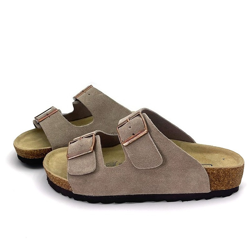 Sandal Platform Kulit Suede Fa - Cork Wedge Sandal ulasan dan harga