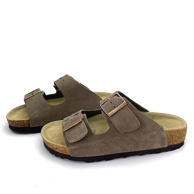 Sandal Platform Kulit Suede Fa - Cork Wedge Sandal ulasan dan harga