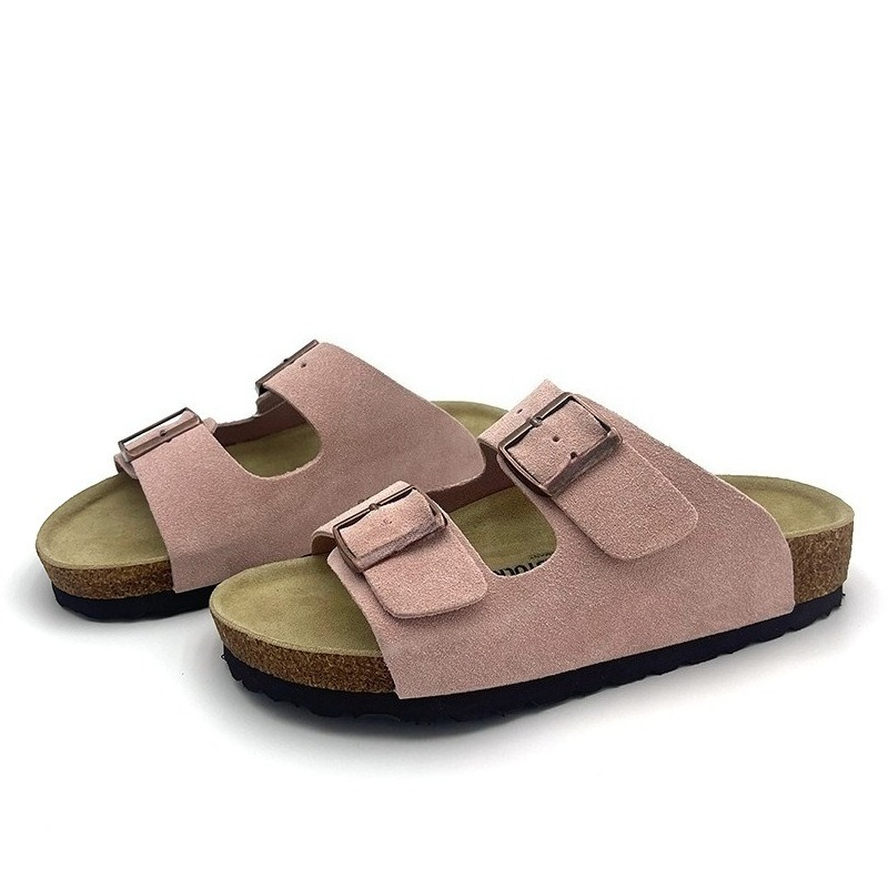 Sandal Platform Kulit Suede Fa - Cork Wedge Sandal ulasan dan harga