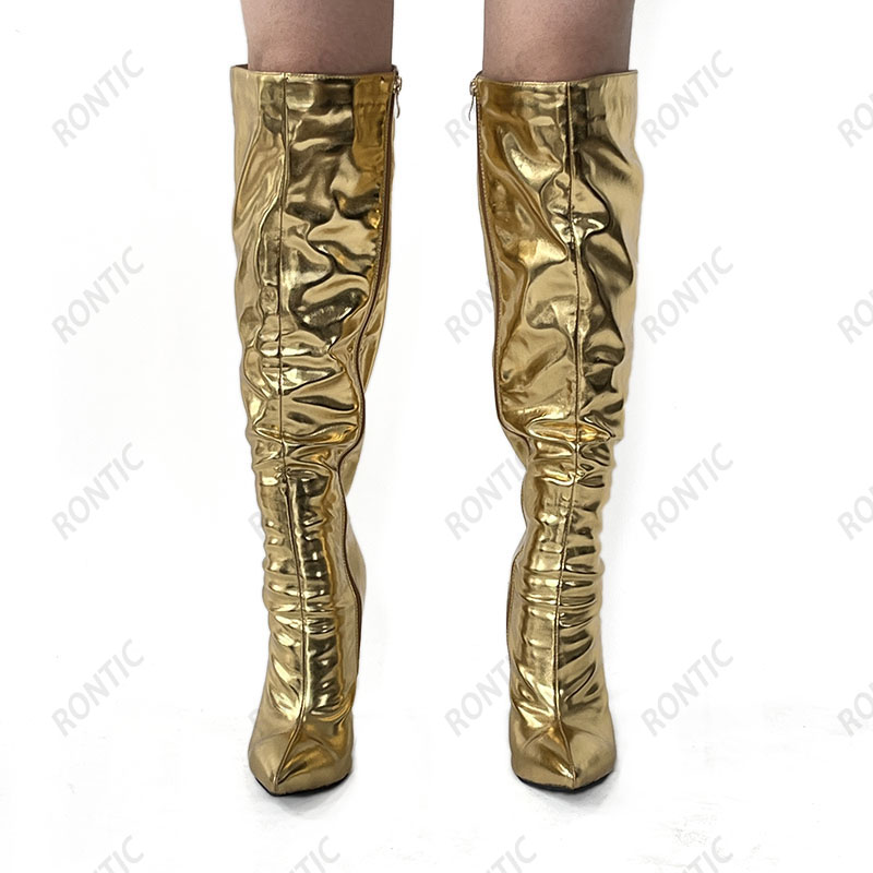 Rontic sepatu bot lutut untuk  - Zip Up Boots Short ulasan dan harga