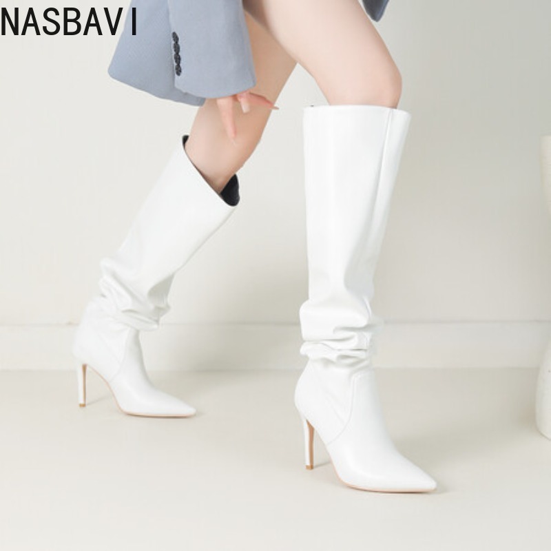 NASBAVI Sepatu Wanita Desainer - Zip Up Boots Short ulasan dan harga