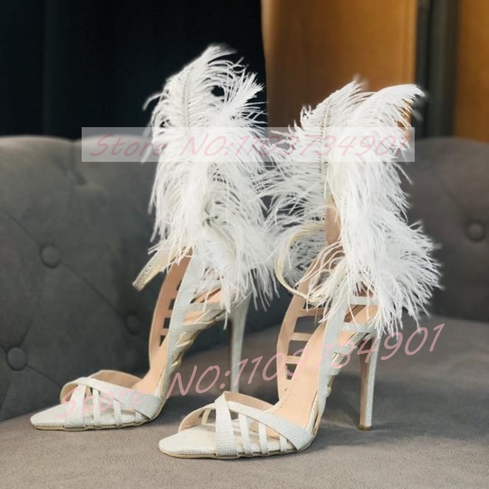 Sandal Stiletto Payet Bulu Gla - Women'S Shoes Trendy ulasan dan harga