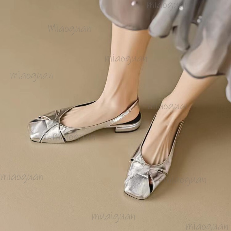 Sandal Wanita Hak Rendah Ujung - Women Shoes Size ulasan dan harga