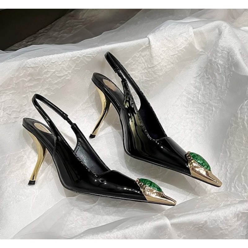 Sepatu Sandal Wanita Hak Tipis - Women Shoes Formal ulasan dan harga