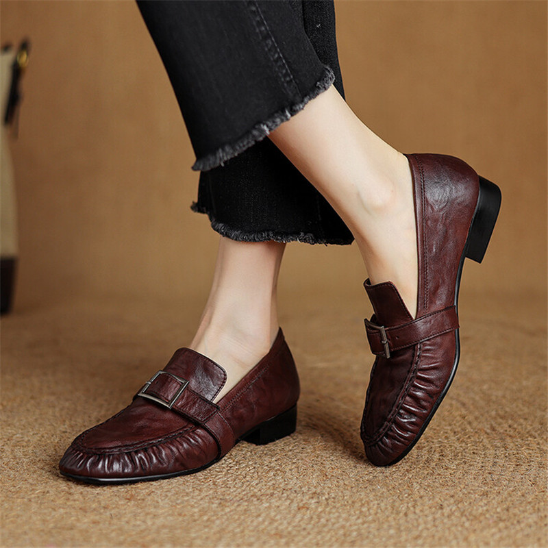 Sepatu ujung bulat berlipat mo - Women Shoes Size ulasan dan harga