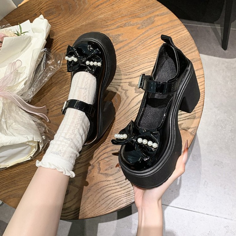 Sepatu Lolita 2026 Hitam Hak S - Women Shoes Size ulasan dan harga