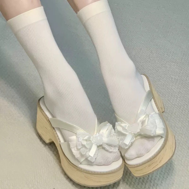 Sandal Platform Tebal Motif Ka - Women'S Shoes Quality ulasan dan harga
