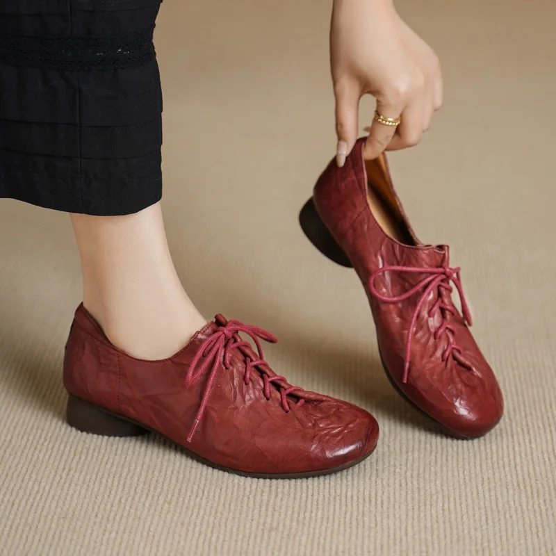 Sepatu Loafer Wanita Kulit Asl - Women'S Shoes Non Slip ulasan dan harga