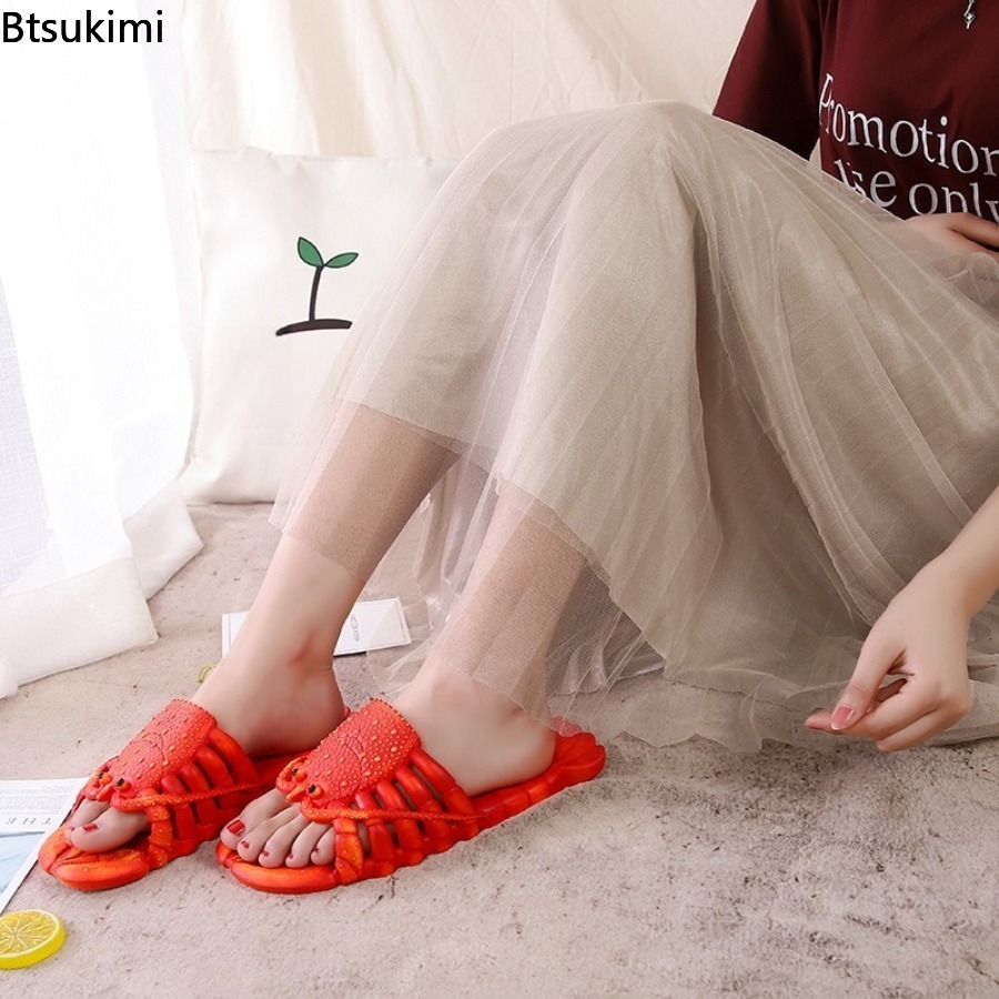 Sandal Lobster Kartun Musim Pa - Women'S Shoes Non Slip ulasan dan harga