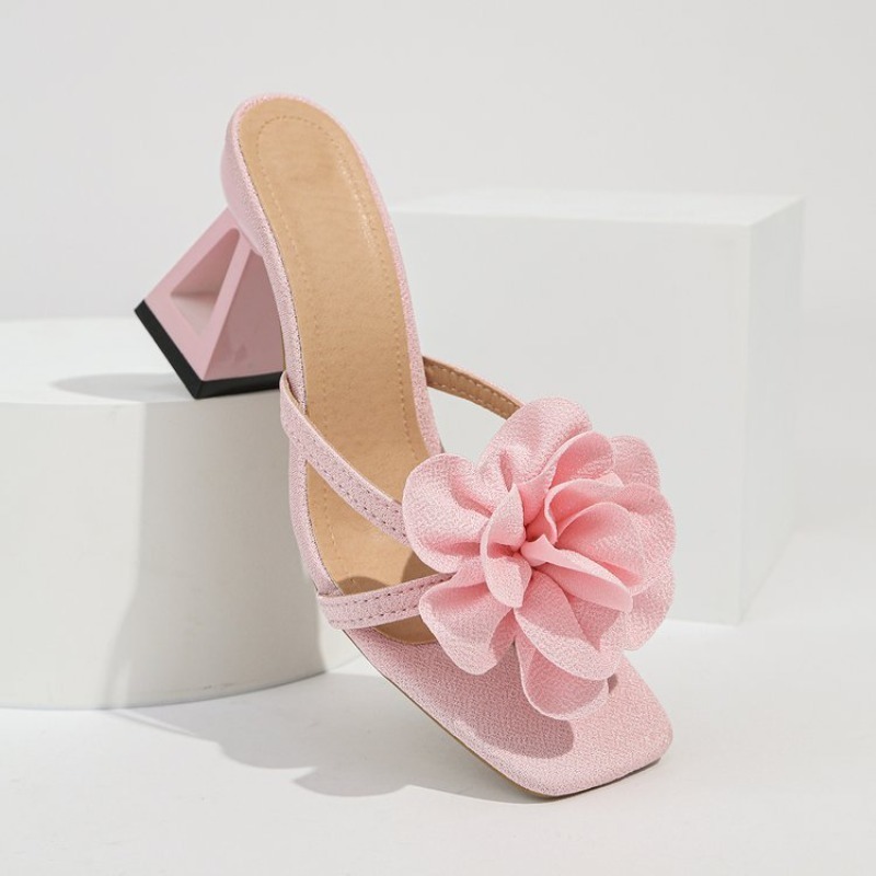 Sandal Dekorasi Bunga 3D Wanit - Women Shoes Formal ulasan dan harga